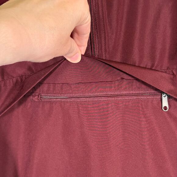 Champion Jacket Woman's Large Red Half Zip Minnesota Gophers Pull Over Light - Picture 8 of 12